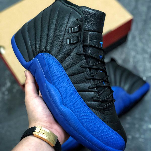 

schoenen heren jumpmen 12 black game royal 130690-014 black game royal black women luxurys designers shoes speed trainer zapatillas de depor