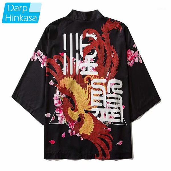 

kimonos men japanese kimonos traditional men kimono cardigan harajuku streetwear samurai female 2020 summer beach kimono1, Red