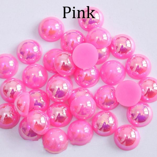 

imitation abs pearl beads flat back 2 3 4 5 6 8 10 12 14 mm ab colors cabochon half round h qylcgi
