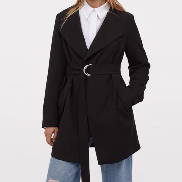

2020 new autumn winter women belt blazers solid fashion ladies loose office jackets elegant girls suit causal outfits suit, White;black