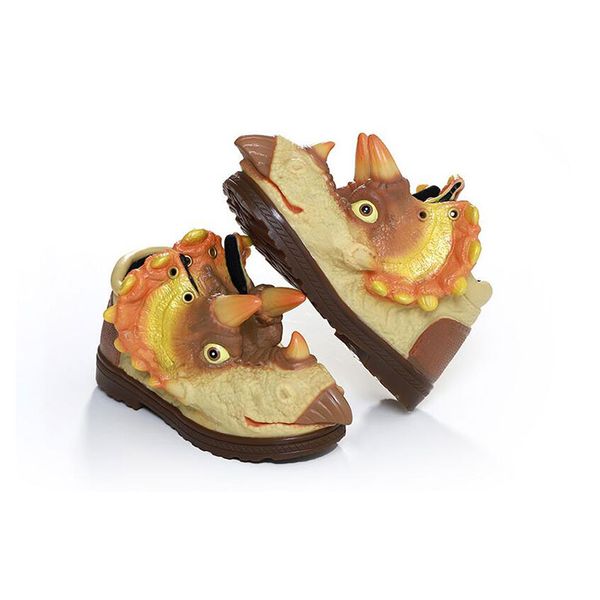 

new creative 3d dinosaur shoes kids shoes baby girls boys medium children&#39s sports keep warm soft comfortable size 25-30, Black
