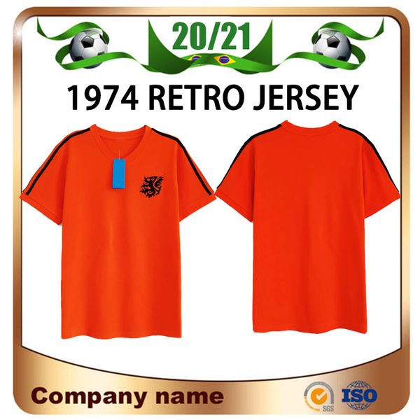 

1974 netherlands retro version soccer jersey 1974 maillots de football home orange soccer shirt retro national team short sleeve football u, Black;yellow