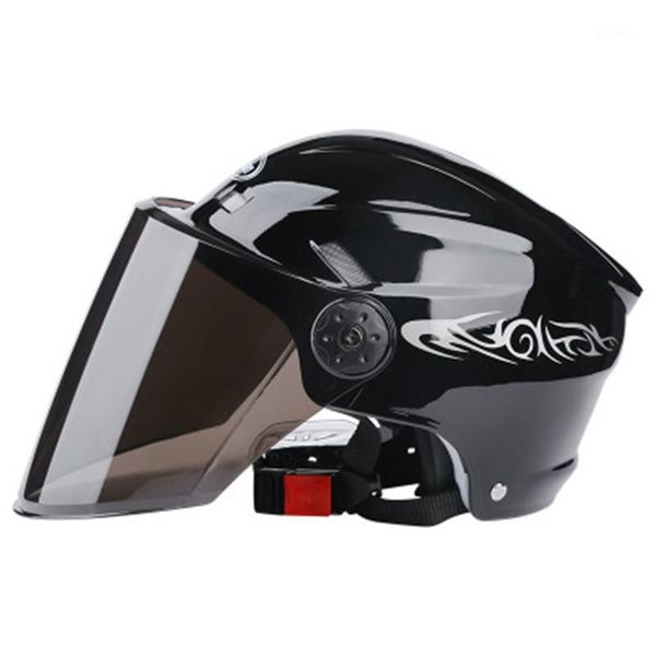 

motorcycle helmet half face men women moto cycling helmet electric car cycling safety accessories1