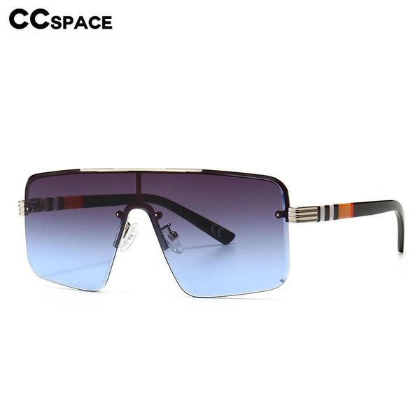

sunglasses 46587 oversized one lens half frame goggle men women fashion shades uv400 vintage glasses, White;black