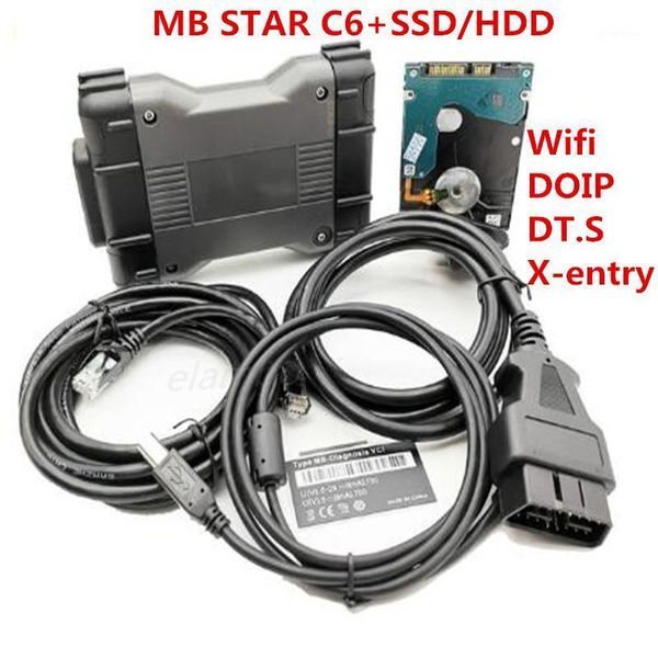 

mb star c6 doip diagnostic tool with wifi function professional car diagnostic with v2020.09 hdd or ssd better than c4 and c51