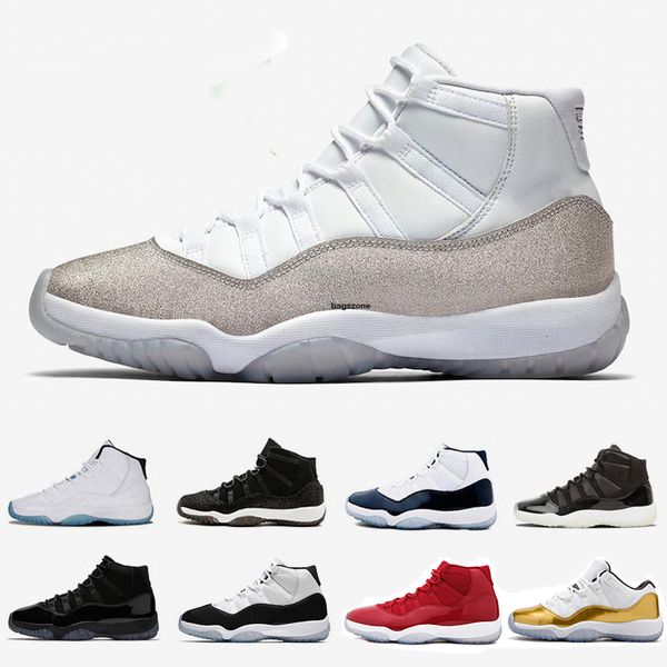 

11 bred mens basketball shoes metallic silver wmns 11s loyal blue 4s what the 4 men women sports sneakers 36-47