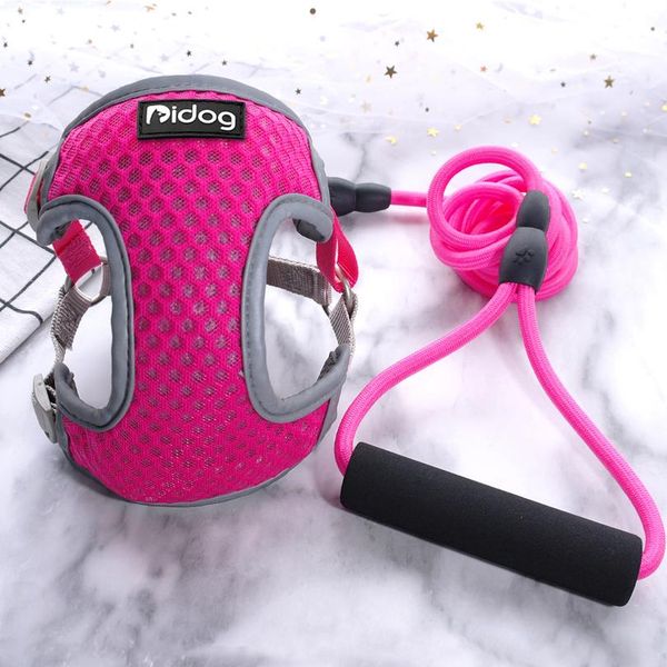 

reflective dog harness adjustable nylon mesh pet puppy harness vest pets walking leash lead for small medium dogs arn bbycbg