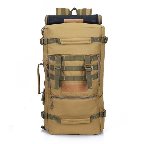 

50l new tactical backpack camping bags mountaineering bag men's hiking rucksack travel backpack