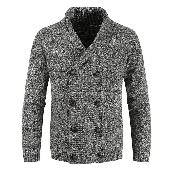 Männer Strickjacke Pullover Neue Marke Herbst Winter männer Pullover Casual Fashionyouth Zweireiher Strickjacke Strickwaren 201117