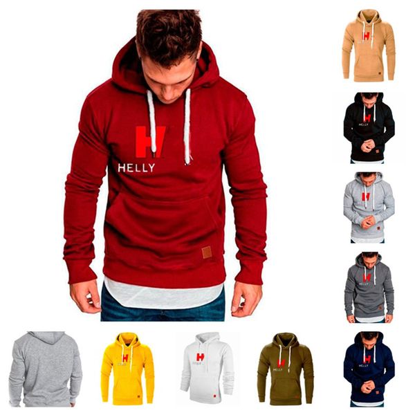 

plus size men designers hh hoodies winter hooded jacket casual outdoor sports pullovers couples fashion sweatershirt clothes e111602, Black