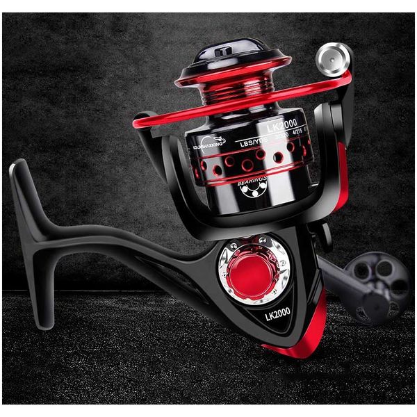 

spinning fishing reel 2000 6000 series 5.21 rotation metal coil spinning reel 13bb fishing reel good as shimano l10 wmteql