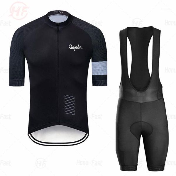 

raphaful cycling clothing 2020 pro team ropa ciclismo hombre short sleeve cycling jersey set mtb bike uniforme1, Black;blue