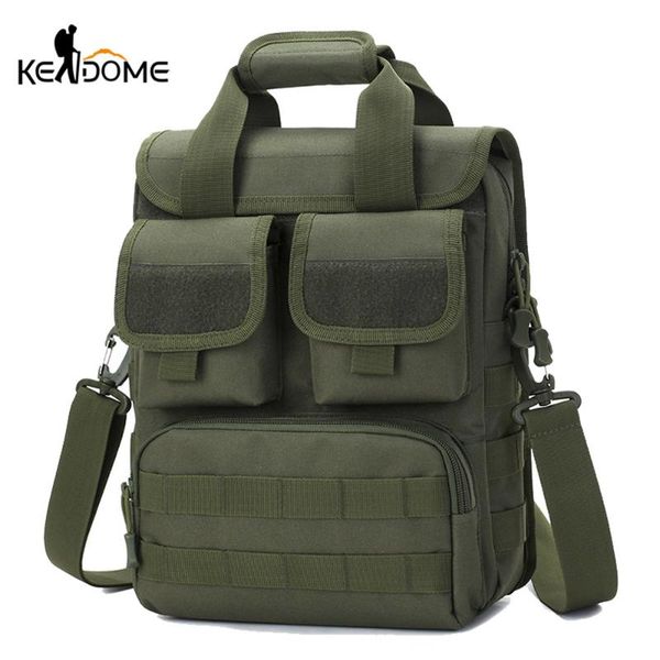

outdoor bags men tactical handbag lapbag shoulder crossbody camouflage molle hunting camping hiking sports xa318d