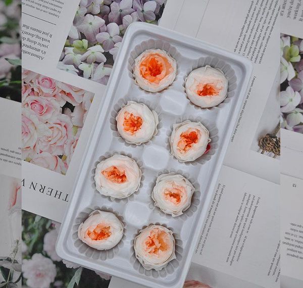 

1 box eternal flower austin rose flower diameter 4-5cm preserved flowers wmtlda item_home