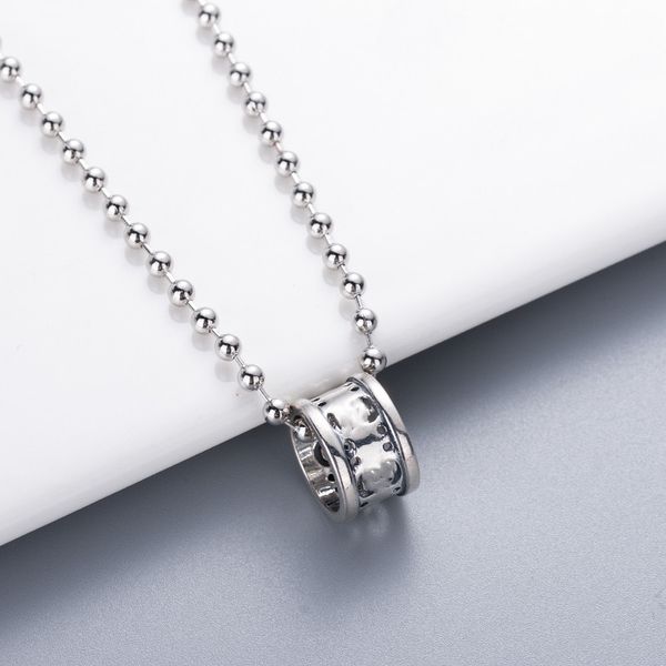 

selling necklace offer box silver plated round necklace fashion letter necklace for jewelry supply