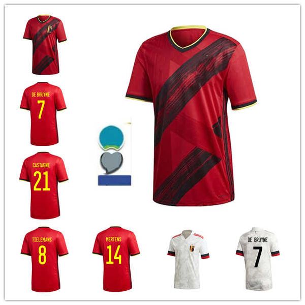 

2020 belgium home away lukaku hazard kompany de bruyne mertens soccer jersey 2021 man and kids kit sports football shirt, Black;yellow