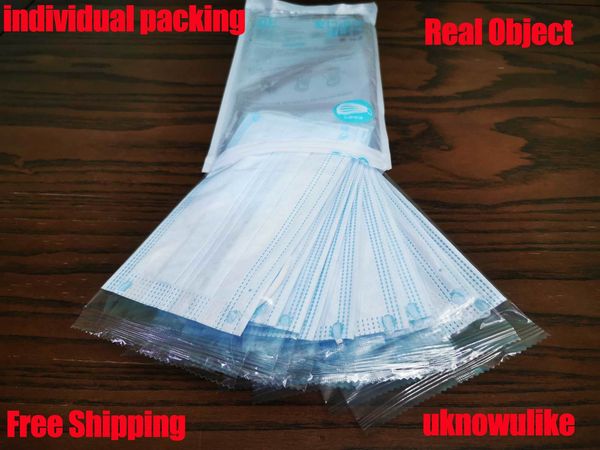 

package 3 layers protect face mask individual dustproof protective maskmasks for adults