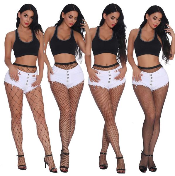 

women high waist stocking fishnet club tights panty knitting net pantyhose trouser mesh lingerie tt016 1pcs/lot, Black;white