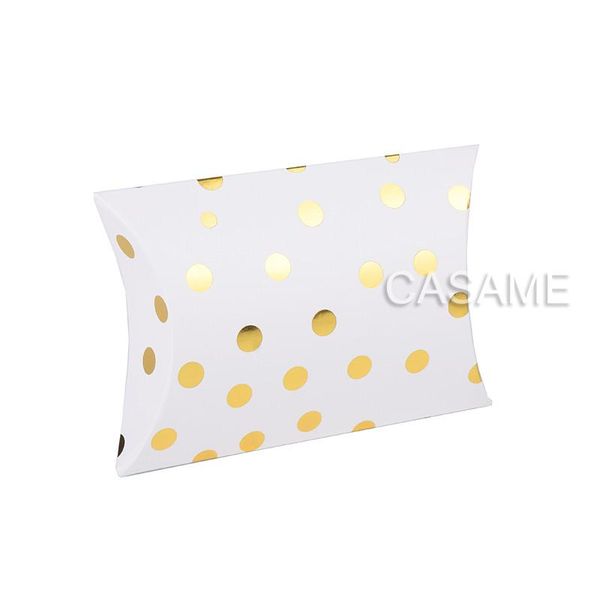 

3 шт подушка dot нашивки фольга золото коробка конфет крафт подарков свадебный подарочные коробки pie party box сумки bbycne xmh_home