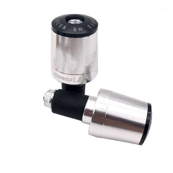 

1 pair slider motorcycle bar end 22mm grip handle accessories cnc aluminum anti vibration plugs protective universal replacement1