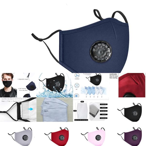 

factoryby5ppm2.5 valve mask ce with mouth breath masks anti-dust fabric mask washable mask with fil 2 x959 5sc5