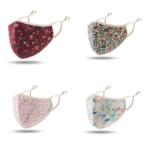 

face ppe kids reusable mask fog anti dust mouth masks dust-proof breathable washable cloth with 1 filter#166