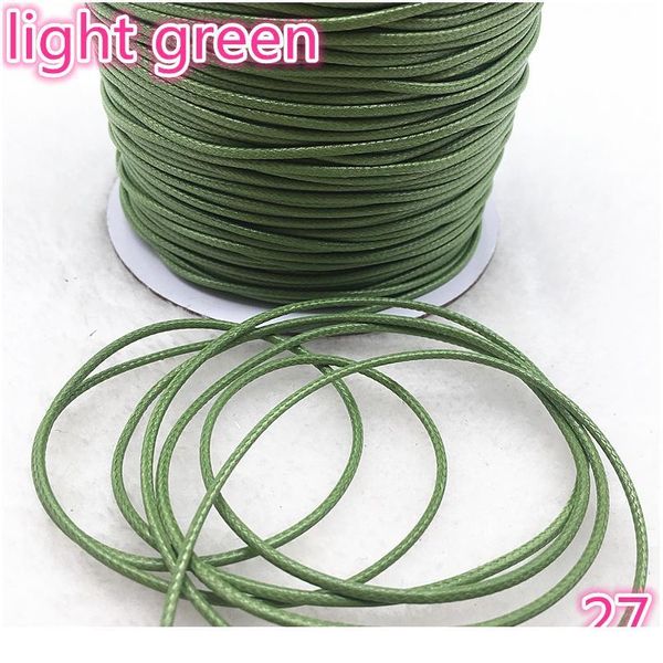 

10meters dia 1.0 /1.5mm waxed cotton cord waxed thread cord string strap necklace rope bead for jewelry making diy brac qyluij