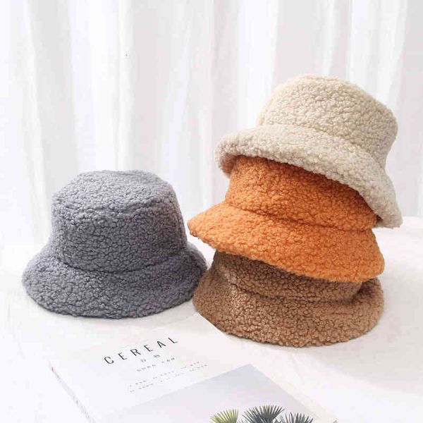 

winter women hats teddy velvet warm ear protector fisherman hat accessories vintage lamb velvet cap lovely plush bucket hat, Blue;gray