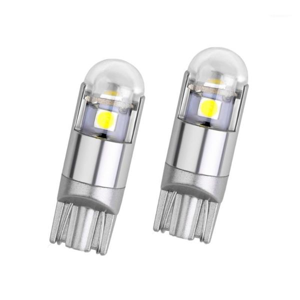 Acil durum ışıkları 2 adet CANBUS 3030 3SMD T10 W5W LED Araba Lambası 12 V Kırmızı Mavi Sarı İç Renk 6000K Gümrükleme Işık 194 Plaka