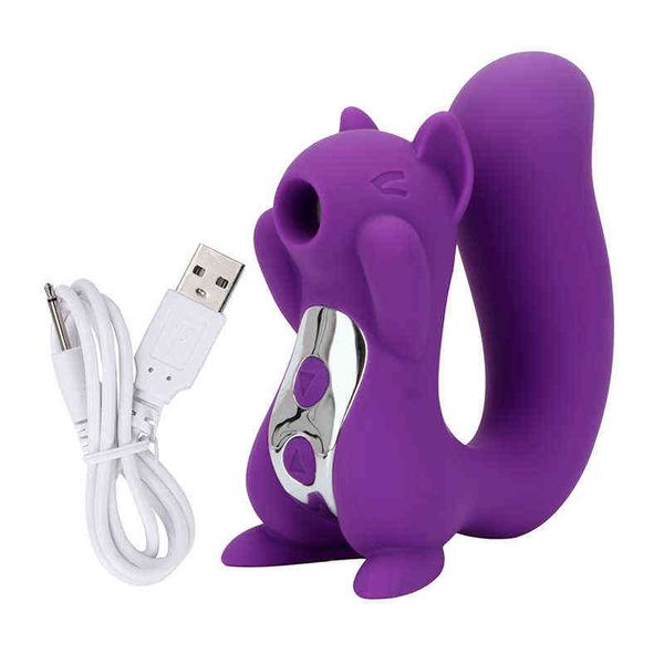 Vibratori NXY 2022 US Best Selling 10 Frequenza di vibrazione Sex Toys Prodotto per adulti Scoiattolo che succhia vibratore per le donne 0106