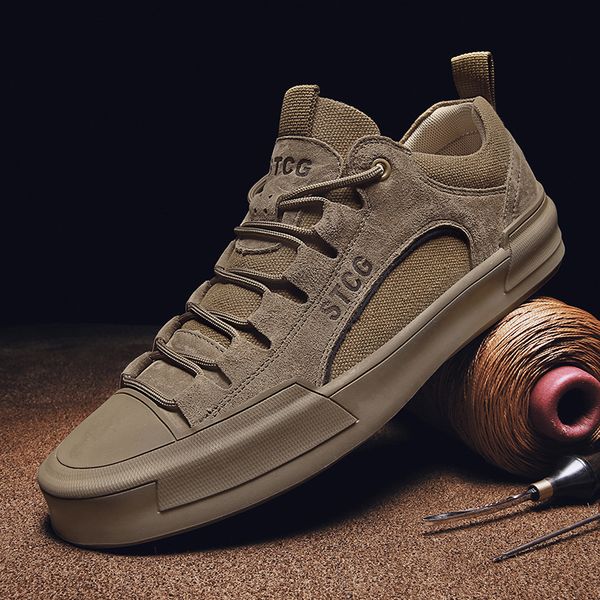 

luxurys designers shoes luxury leather mens sneakers denim lace up mens casual shoes outdoor canvas shoes male handmade leisur, Black
