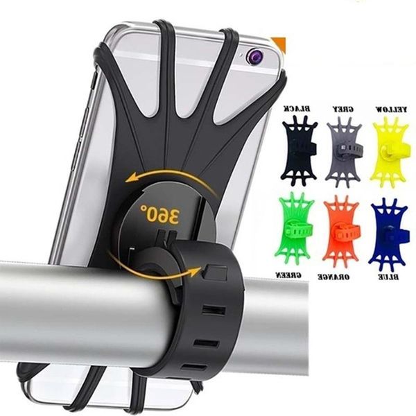 

4fs12wa1general silicone bicycle 360 degree rotating bracket, mobile phone bracket