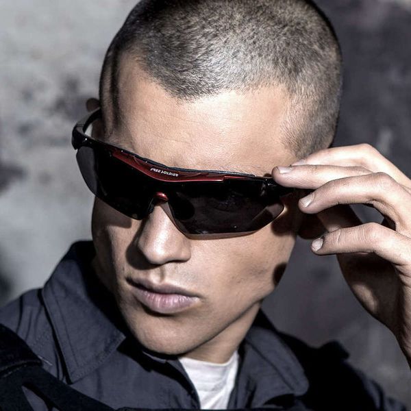 

polarized outdoor driver sports sunglasses glasses military fans tactical bulletproof riding fishing goggles, White;black