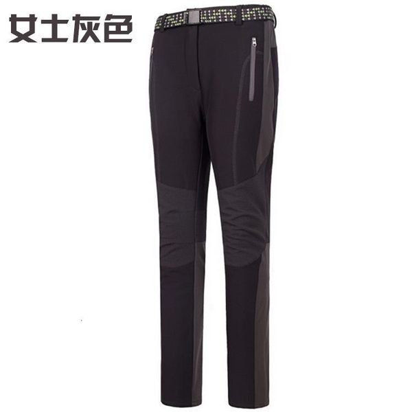 

fashion large size trousers men's trousers outdoor soft pants fleece ski pants outdoor long climbing women's winter, Black;green