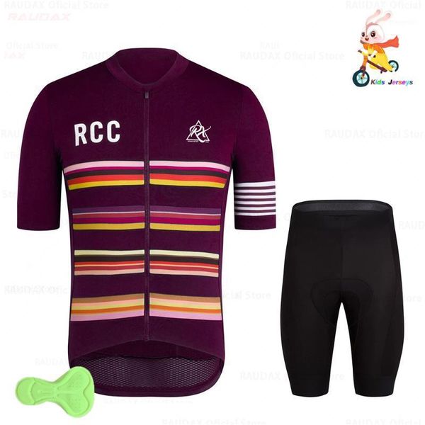 

2020 kids summer color stripes breathable cycling jersey short set sleeve bicycle boys cycling mtb clothing wear clothes1, Black;blue