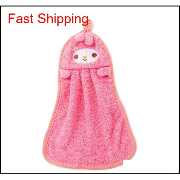 

kitchen dishcloth hand towel hanging kitchen bathroom cartoon cute coral fleece cotton dish cloth clea qylfys new_dhbest