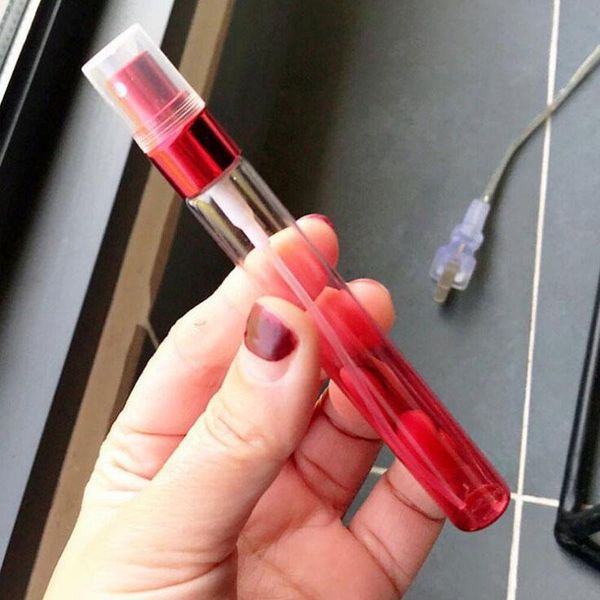 

storage bottles & jars spray perfume bottle beautiful glass 10ml fragrance anging diffuser portable empty cosmetic packaging 25pcs/lot
