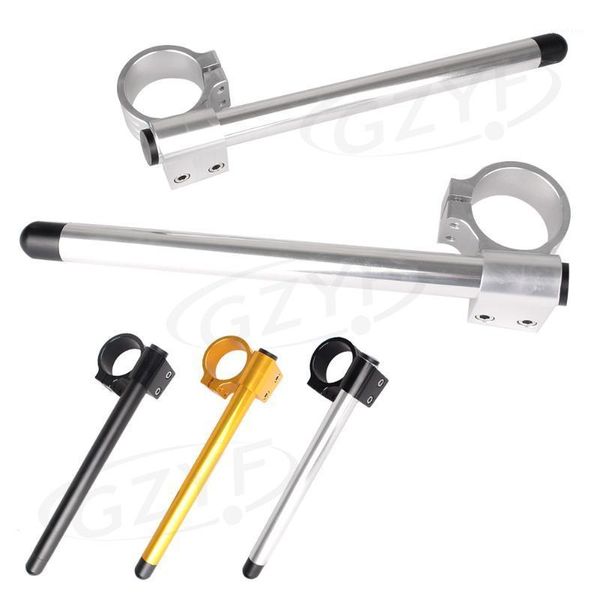 

cnc 41mm riser clip-ons handlebars lift handle bar fork tube one pair black/gold/silver motorbike hand bar clipon1