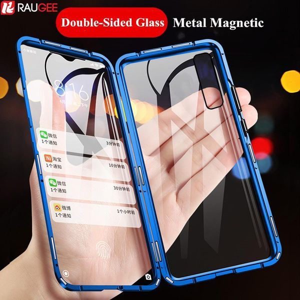 

magnetic case for samsung a50 a70 a30s a40 case double sided glass full protect case on for samsung galaxy a50 a70 a30s h jllusa