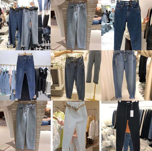 

2020 jeans fashion women's trousers, Blue