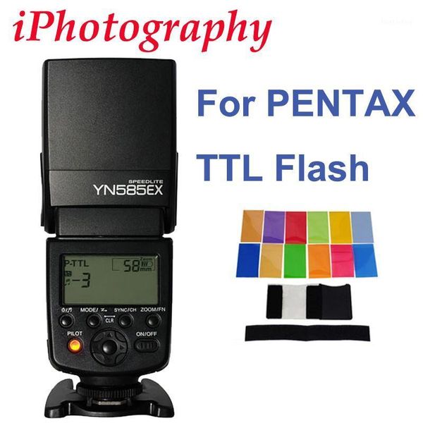 

yongnuo wireless flash speedlite yn585ex p-ttl for pentax k1 k3 k3ii k5 k5ii k-5iis k70 k50 k30 ks2 ks1 dslr camera1