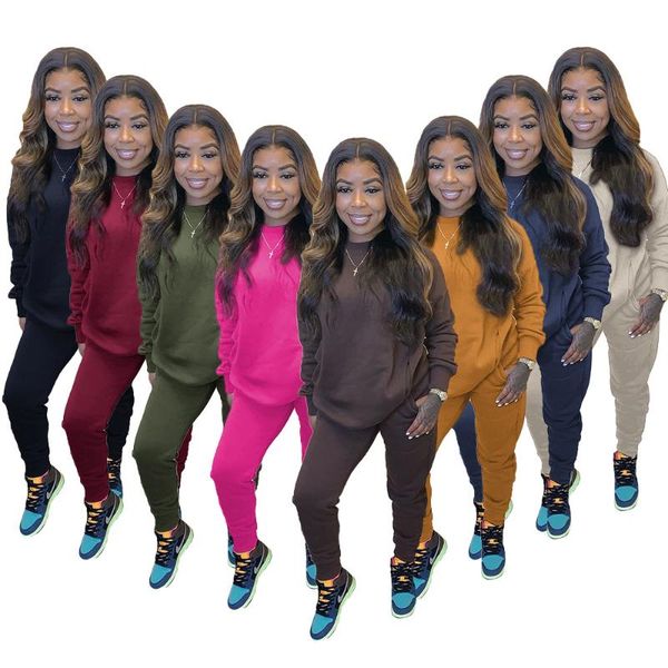 

women's tracksuits two piece women set sport casual outfit fall clothes for sweatshirt jumper sweatpants suit tracksuit, Gray