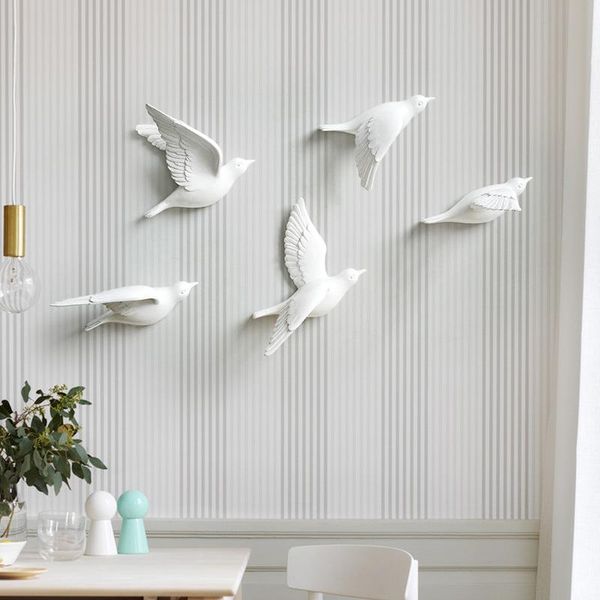 

wall stickers living room animal figurine resin birds creative for 3d stickerwall murals tv background decorative home decor