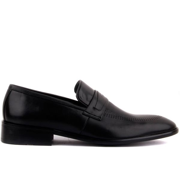

classic men's black leather shoes yhgs