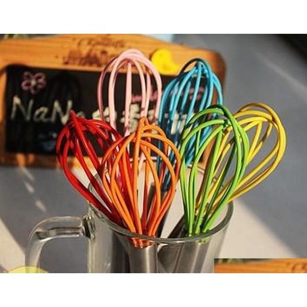 

wire whisk stirrer mixer egg beater color sile egg whisk stainles sqccmh bbgargden