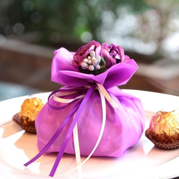 

uym5yu factory price gift gifts organza candy flowers artificial handmade bags candies pouch favors packaging wedding decoratio 3 n