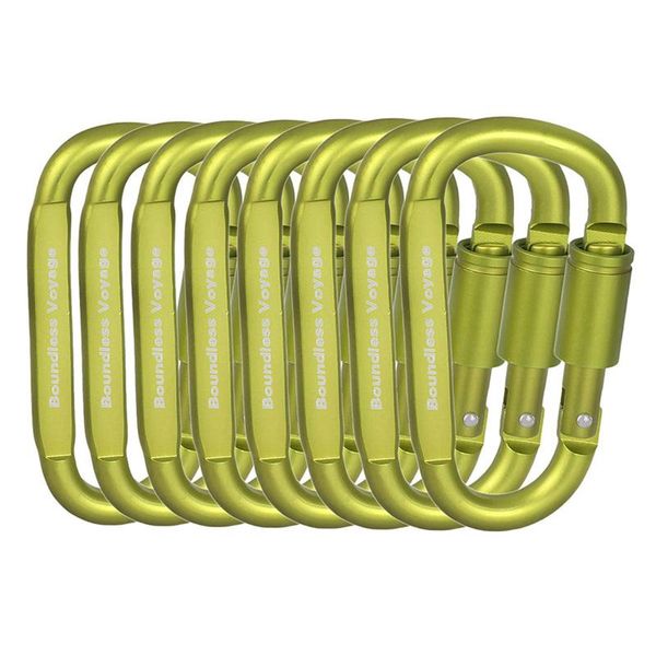 

boundless voyage outdoor climbing accessories carabiner aluminum alloy d type hanging buckle quickdraws keychain tool equipment h wmtbgh