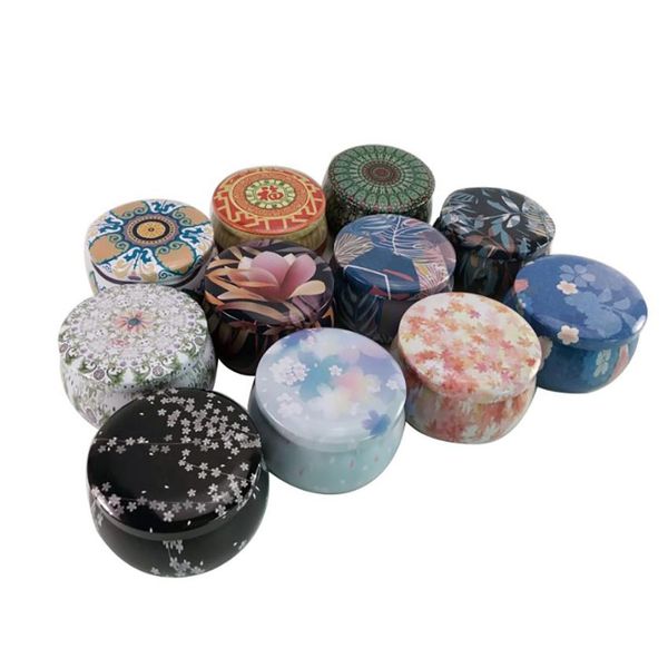 

retro tinplate tea candle jar tea cans jewelry decoration box candy food cookie can storage boxes for home kitchen tea caddies bbyvbu