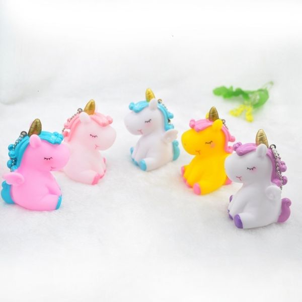 

unicorn creative ins girl dream called pony bb doll fur ball key chain car bag backpack pendant dok7, Silver
