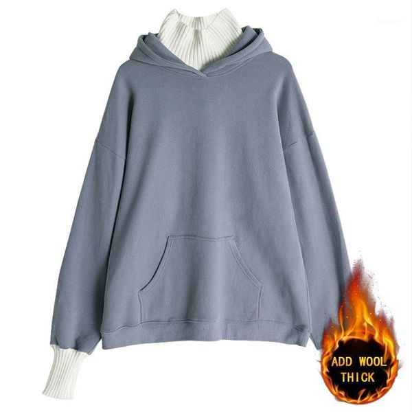 

autumn winter hip hop sweatshirts mens streetwear pullover harajuku sweatshirt half height stand collar hoodie longer cuffs1, White;black